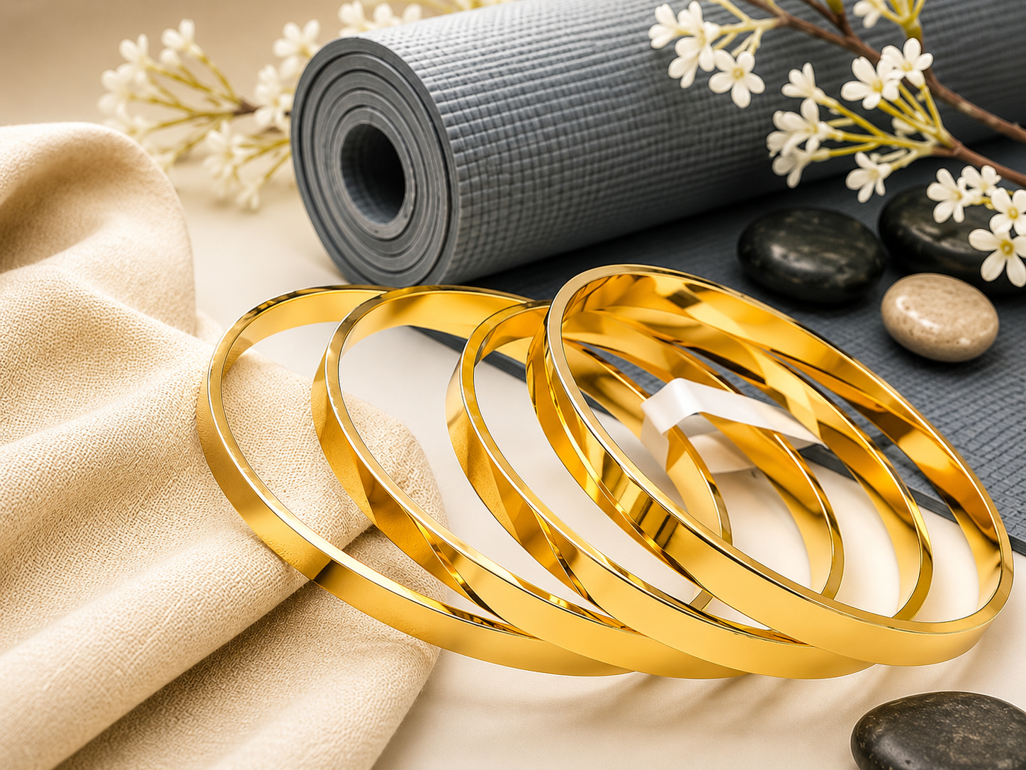 Gold-Plated Bangles: A Timeless Symbol Grace