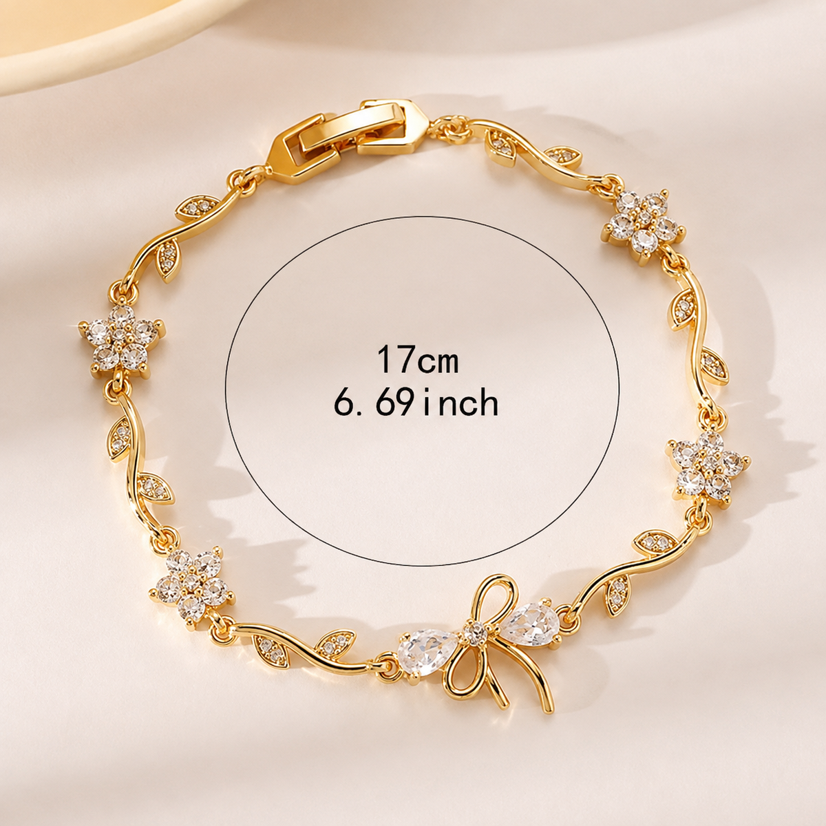 Elegant Floral Bracelet
