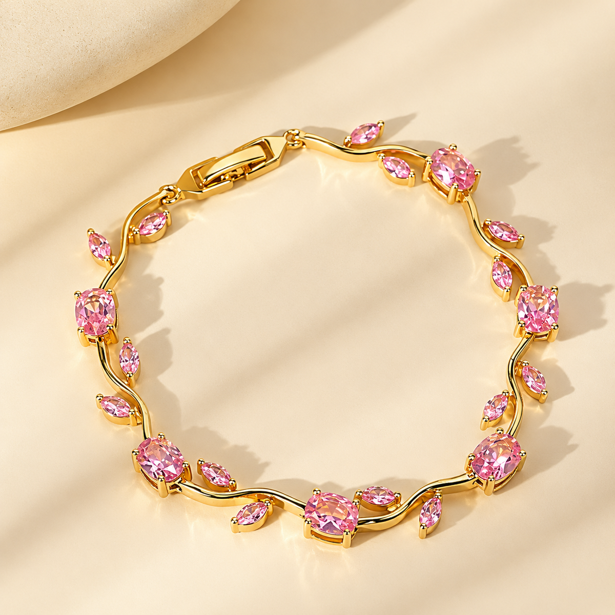 Fancy China Stainless steel Tulip Bracelet