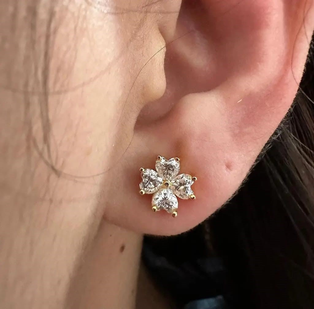 Stainless Steel Earrings Tops