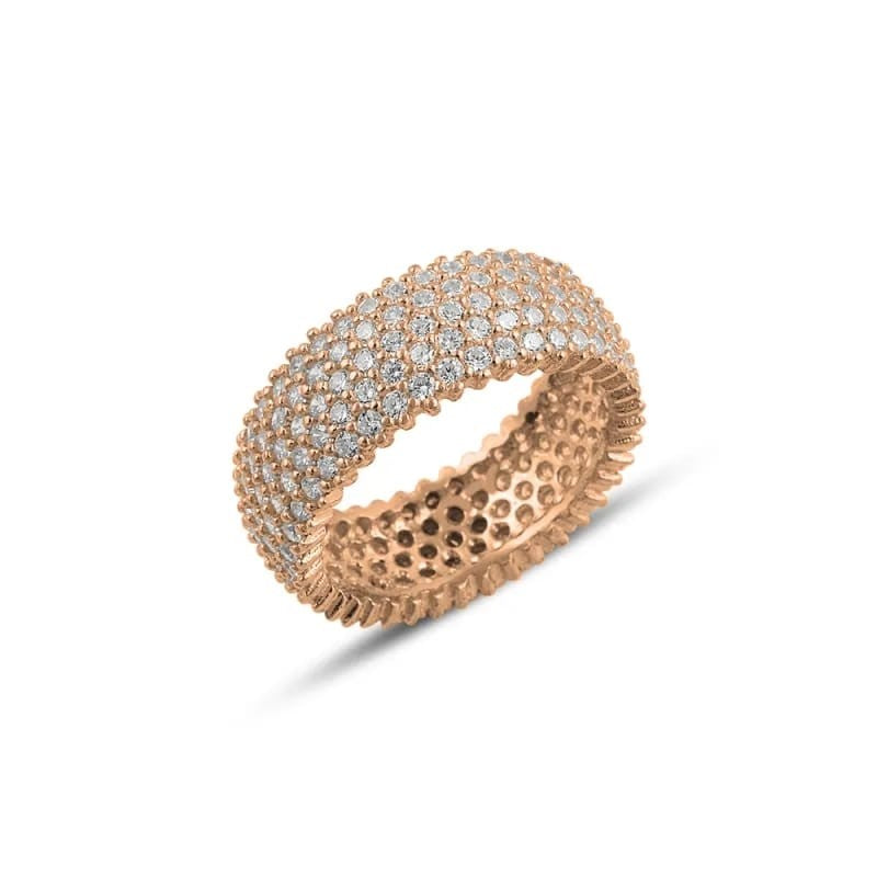 Gold plated ring. 16. 17. 18.