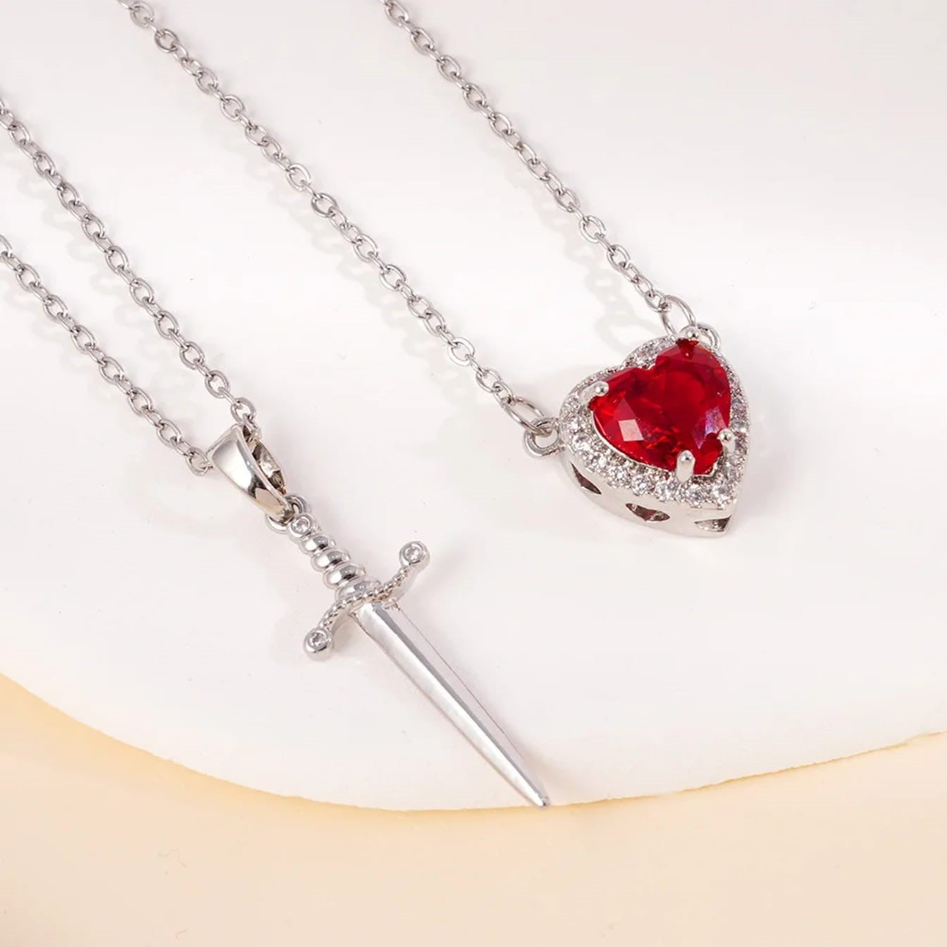 Stainless Steel Couple Locket Chain