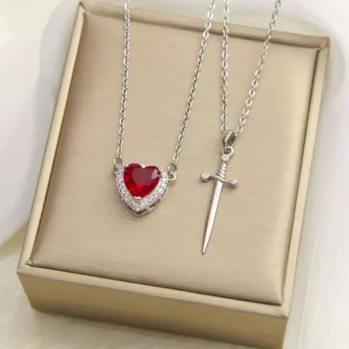 Stainless Steel Couple Locket Chain