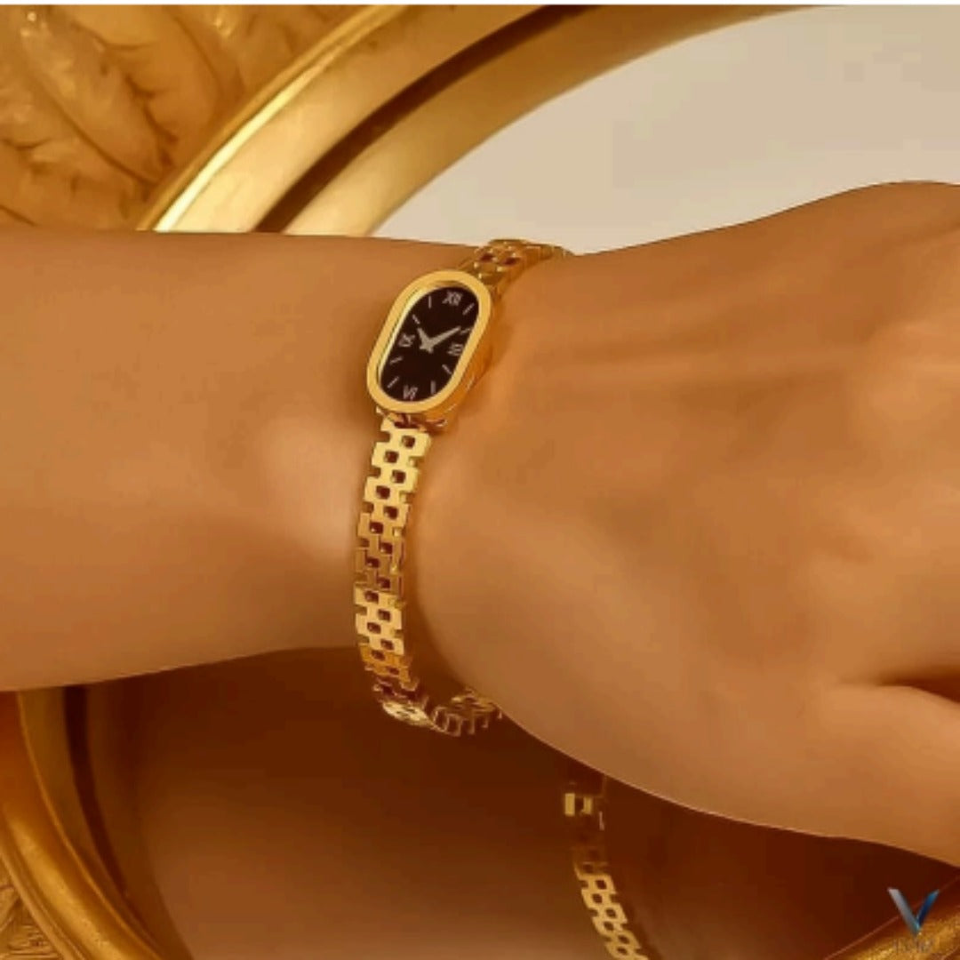 Fancy Branded Watch Style Bangle