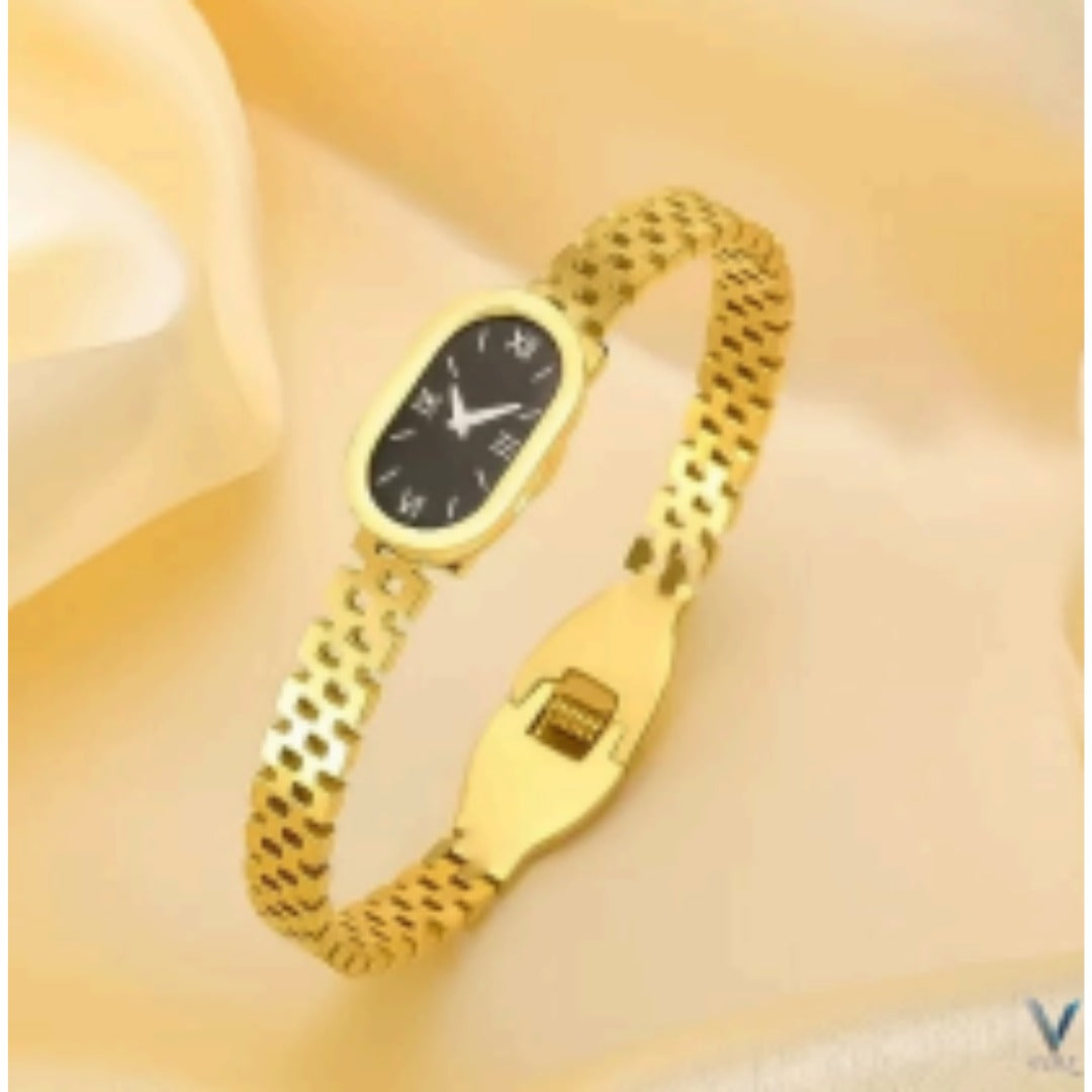 Fancy Branded Watch Style Bangle